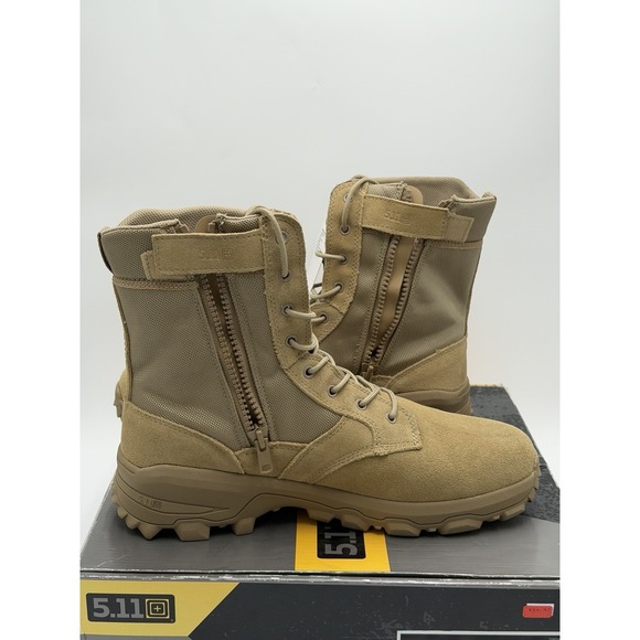 5.11 Tactical Speed 3.0 8" Boots Mens 14 Desert Coyote Combat Hiking Side Zip - Picture 9 of 11